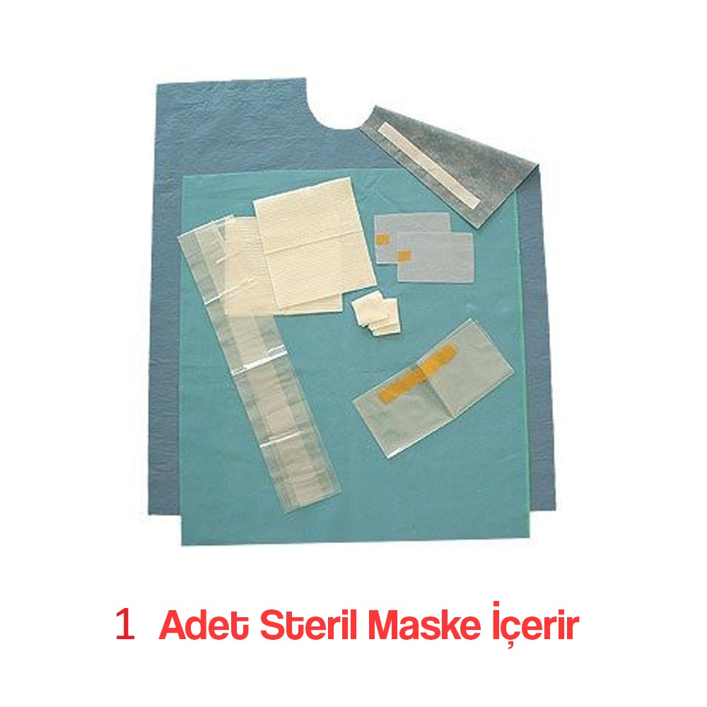 DENTALSEPET 1. Sınıf Steril İmplant Seti ( 1 Adet Steril Maske İçerir)