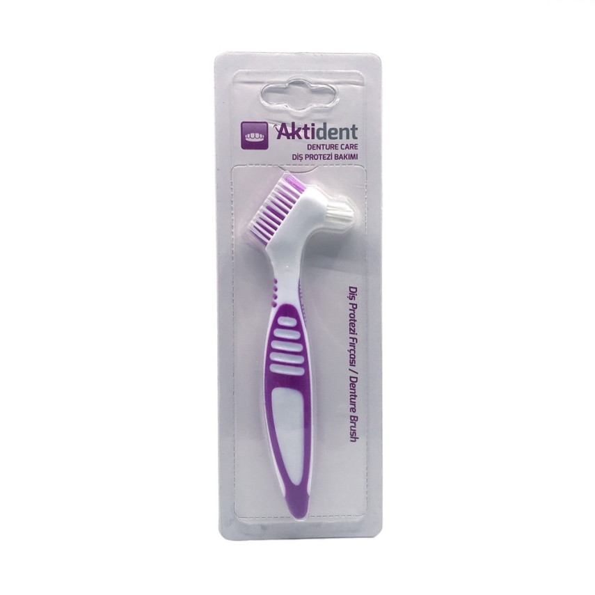 AKTİDENT Diş Protez Fırçası