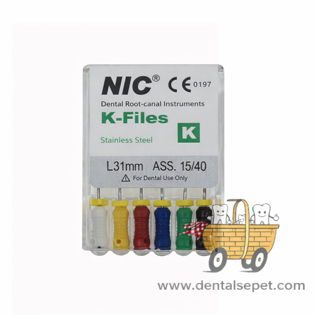 NIC Superline K Tipi El Kanal Eğesi Çelik 31 mm