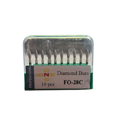 ONE Diamond Burs - Aeratör İçin Yeşil Kuşak Elmas Labut Frez - FO-28C - BKU