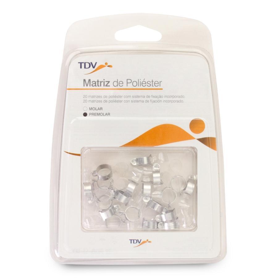 TDV DENTAL Transparan Klipsli Şeffaf Matrix Bandı Premolar