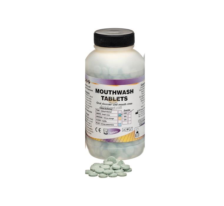 PSP DENTAL Mouthwash Tablet - Mint Green 1000Lik