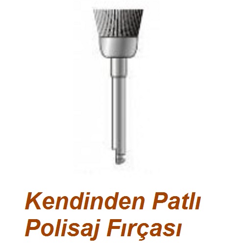 DIATECH BRUSHINE - Kendinden Patlı Polisaj Fırçası - (Ters Konik)