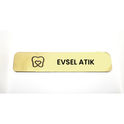- Evsel Atık - Hazır Yazı 4,5 cm x 20 cm