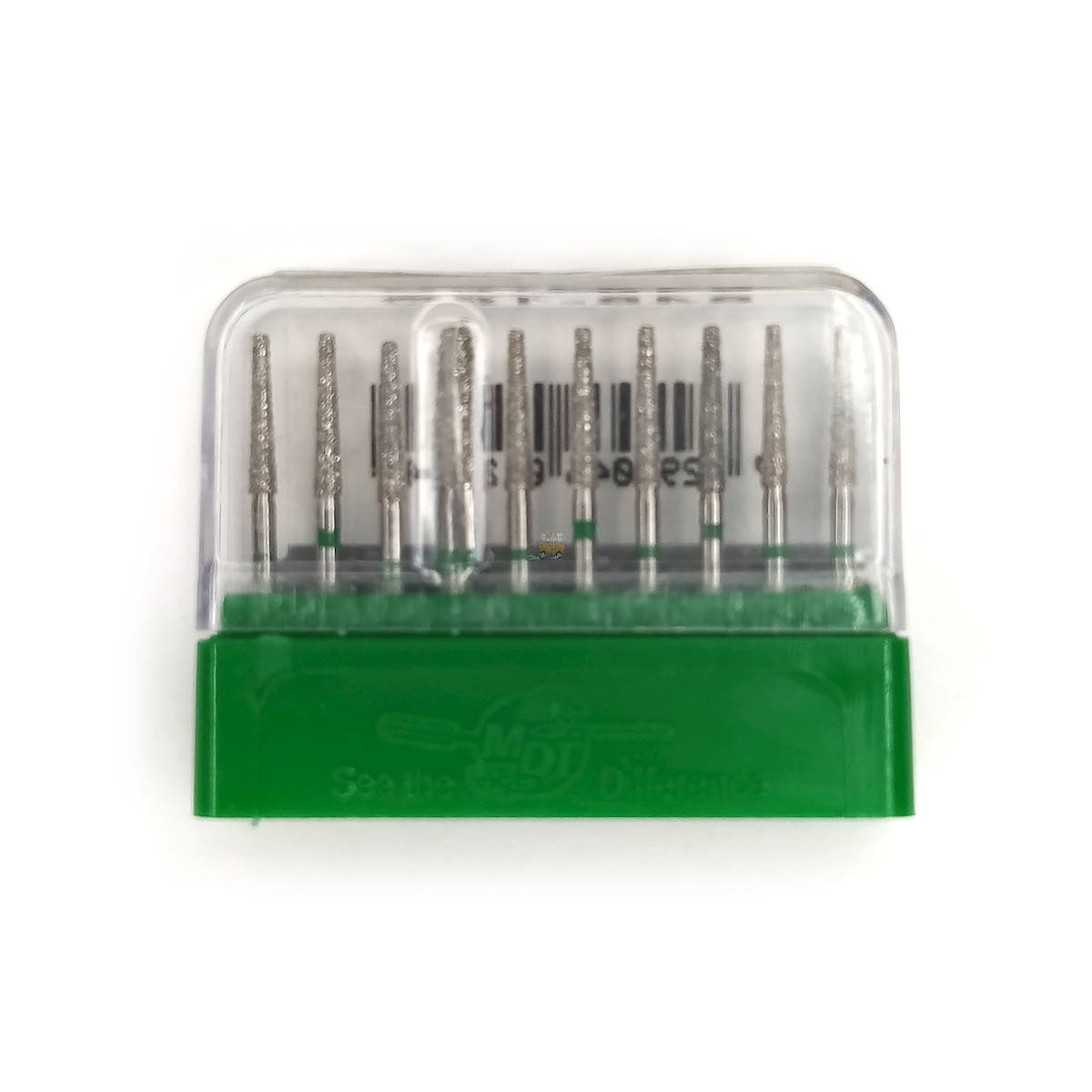 SWS Dental Avrupa -  Yeşil Kuşak Alev Uçlu Elmas Aeratör Frezi - 848-18C - 10 Adet