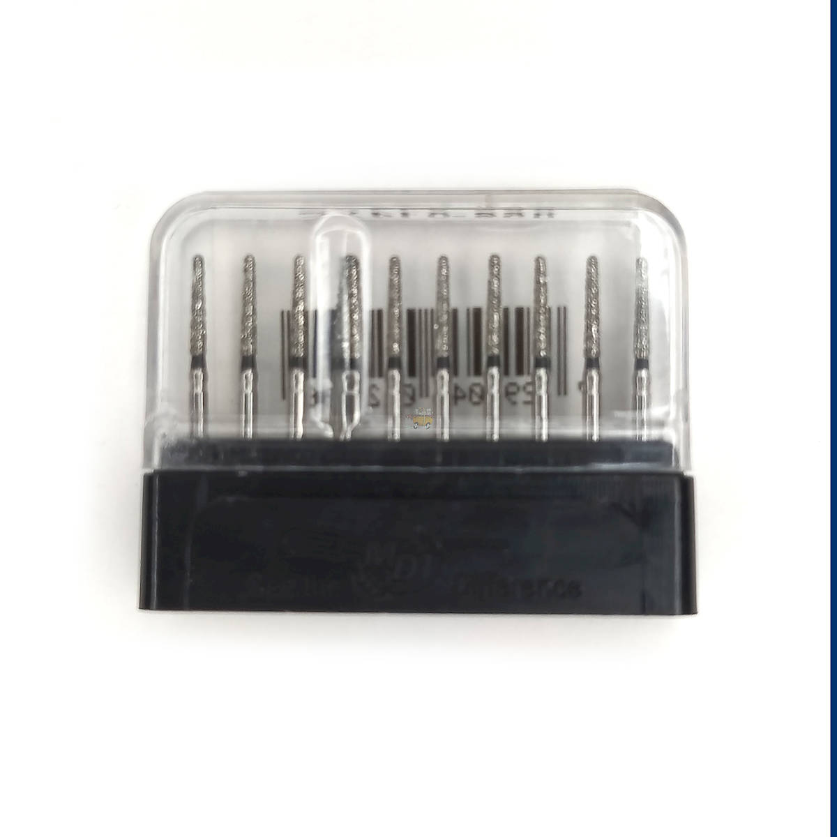 SWS Dental Avrupa -  Siyah Kuşak Alev Uçlu Elmas Aeratör Frezi - 856-14XC - 10 Adet