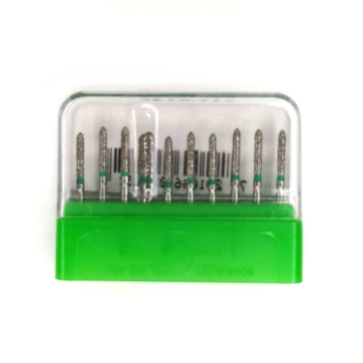 SWS Dental Avrupa -  Aeratör İçin Yeşil Kuşaklı Paralel Chamfer Elmas Frez - 877-14C - 10 Adet