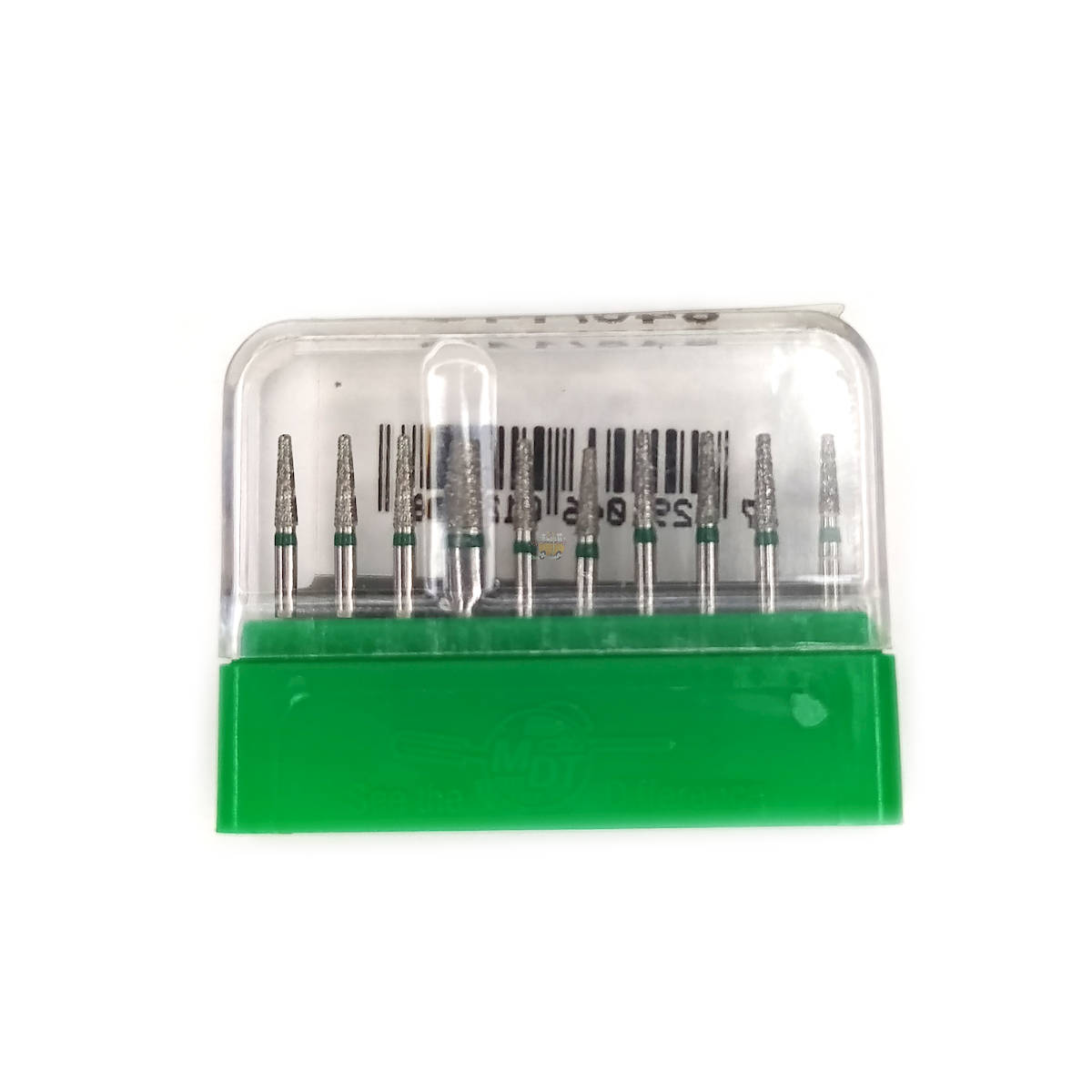 SWS Dental Avrupa -  Yeşil Kuşak Alev Uçlu Elmas Aeratör Frezi - 846-14G - 10 Adet