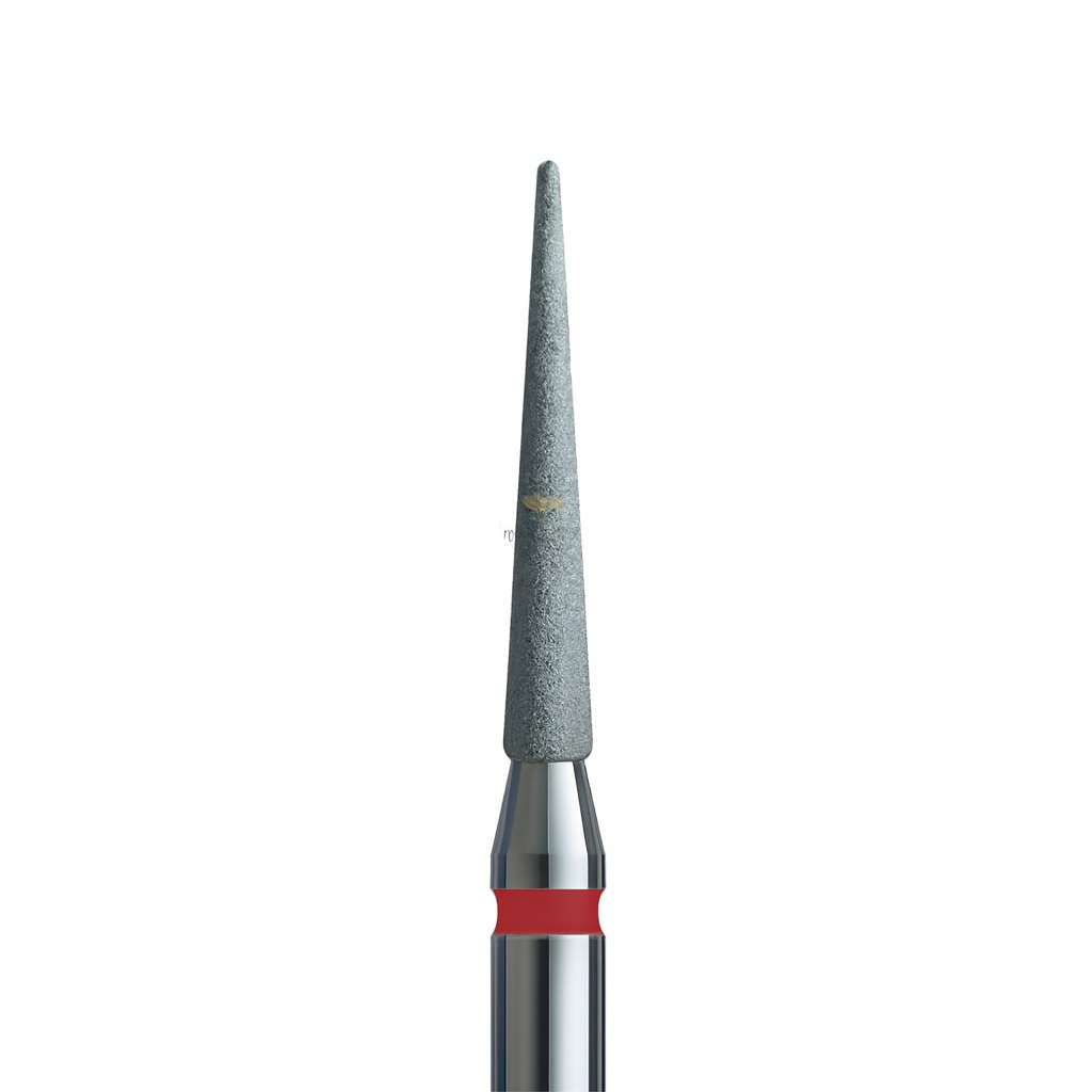 HI CARE Aeratör İçin Alev Uçlu Elmas Frez 10 Adet - Kırmızı Kuşak 859-016