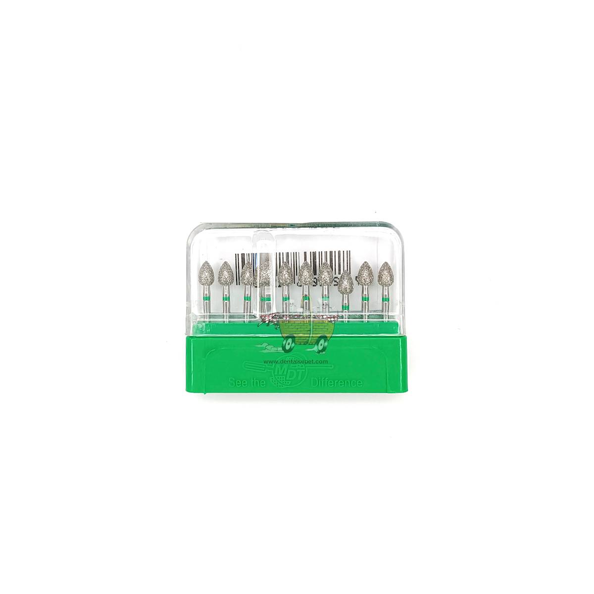 SWS DENTAL Avrupa - Yeşil Kuşaklı Aeratör Frezi SWS.368-32C - 10 Adet