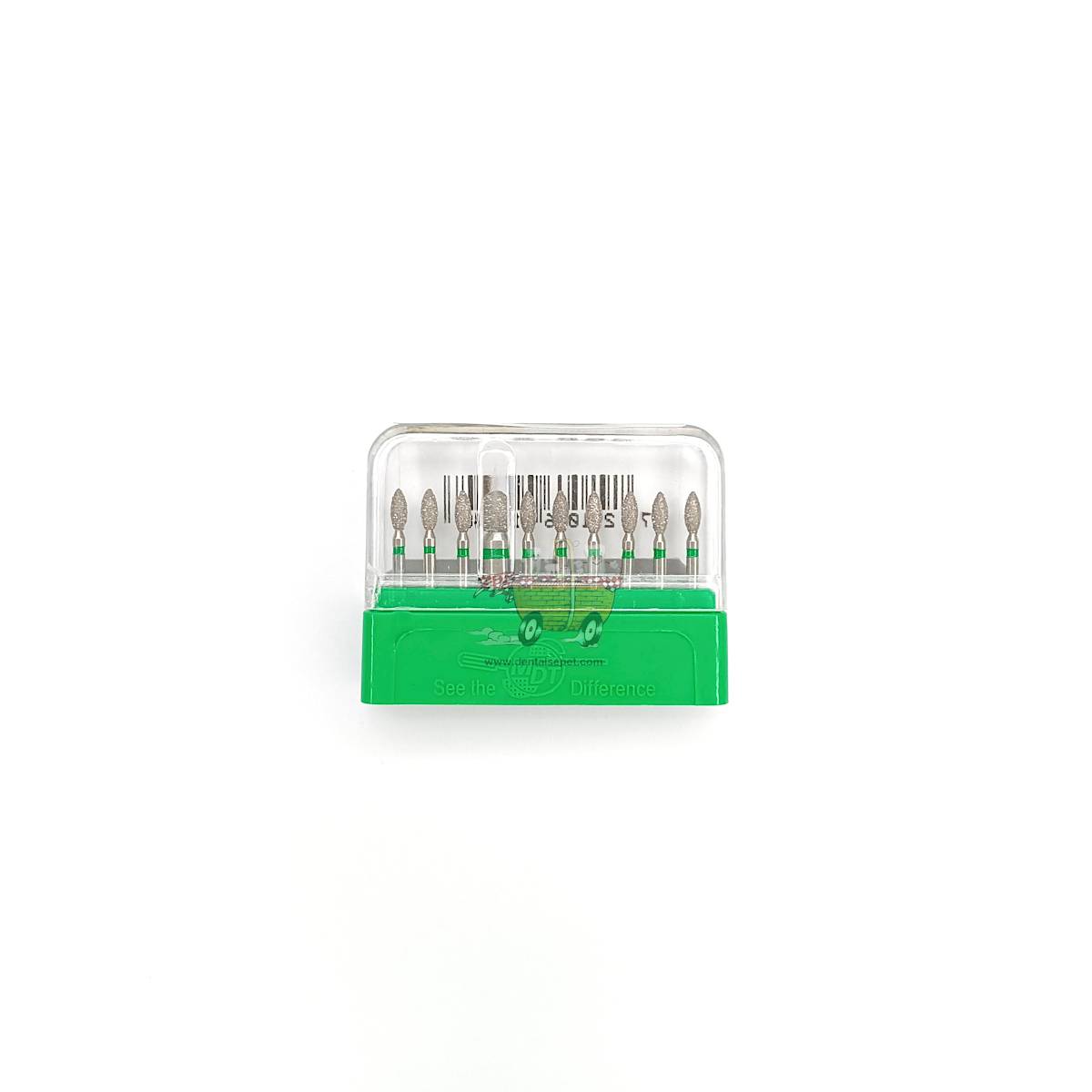 SWS DENTAL Avrupa - Yeşil Kuşaklı Aeratör Frezi SWS.868-21C - 10 Adet