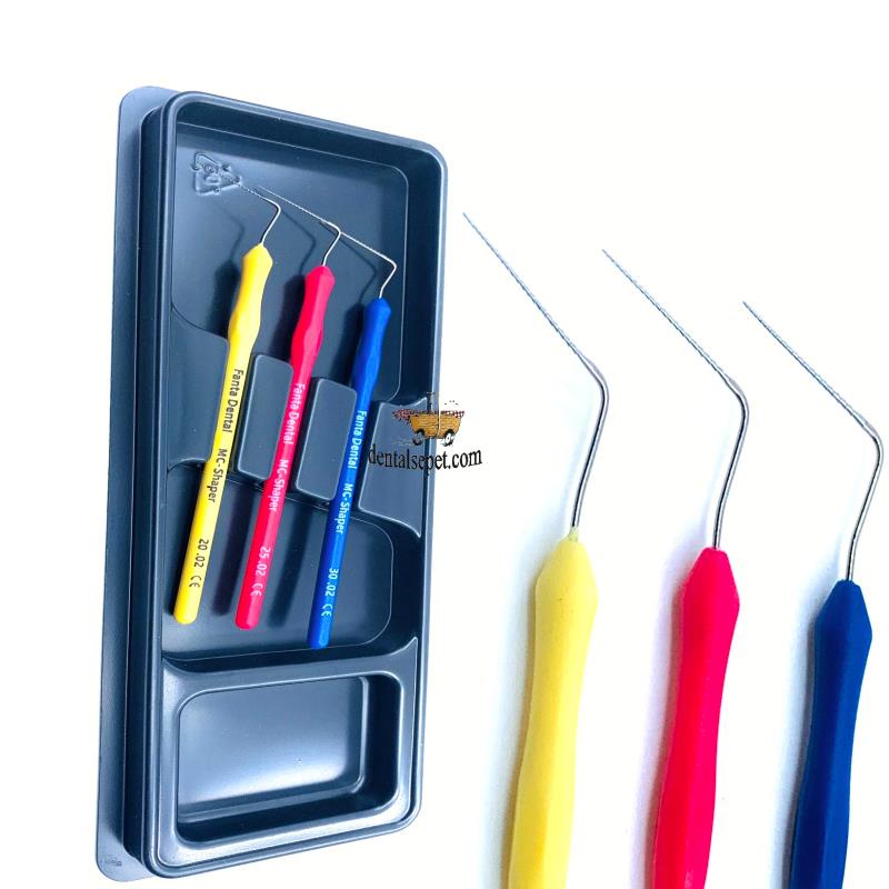 FANTA DENTAL MC File Kanal Giriş Açıcı Sond Seti ( 3 lü ) - Mikro Şekillendirici ve Mikro Açıcı