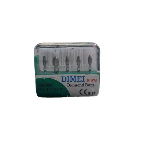 DIMEI Royal Aeratör İçin Elmas Frez Labut - Yeşil Kuşak 5Li 368-023C / 257-023C