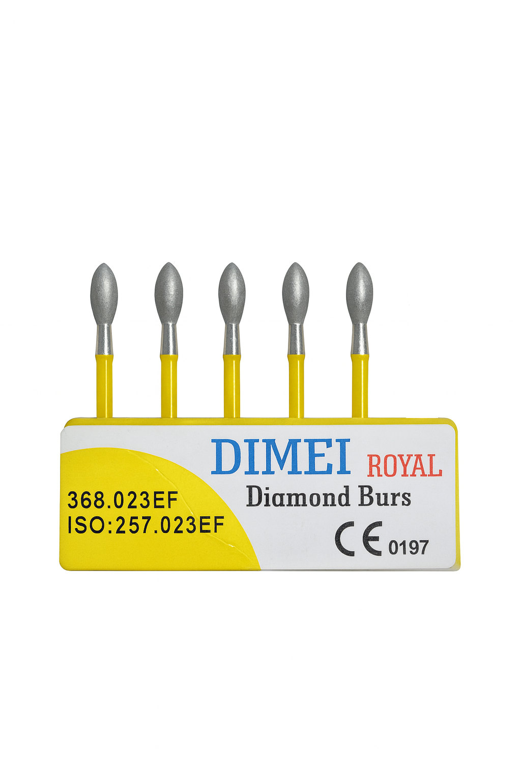 DIMEI Royal Aeratör İçin Elmas Frez Labut - Sarı Kuşak 5Li 368-023EF / 257-023