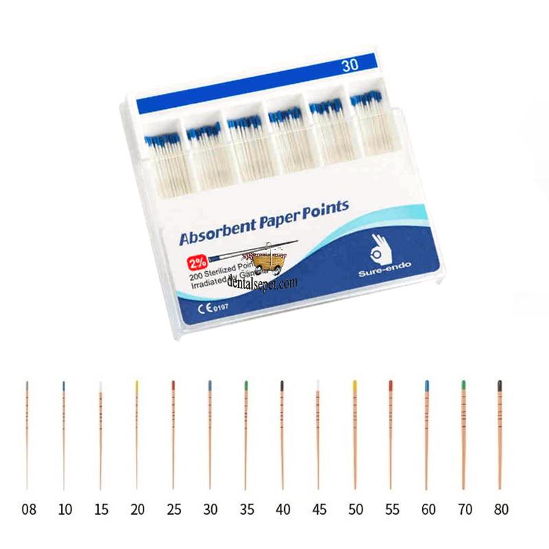 SURE ENDO Açısız Paper Points