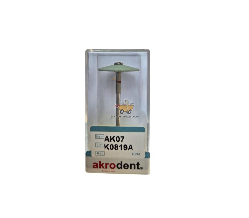 AKRODENT - Zirkon Tesviye için Yeşil Taş (Konik / Şapka Tip) AK07