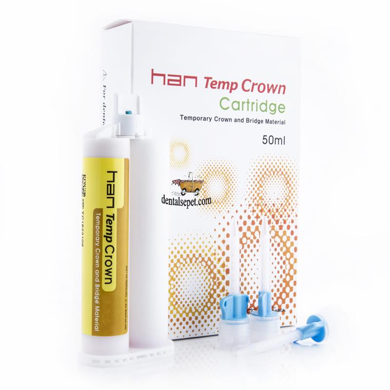 HAN Temp Crown Cartridge A zda Sertle en Ge ici 50 Ml Dentalsepet