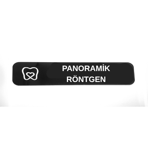 - Panoramik Röntgen - Hazır Yazı 4,5 Cm X 20 Cm