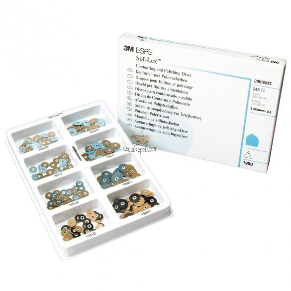 3M Sof-Lex Pop-On Bitirme Disk Seti (240 Adetlik Set)