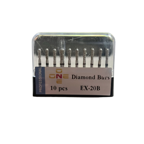 ONE Diamond Burs - Aeratör İçin Siyah Kuşak Elmas Armut Uç Frez - EX-20B -BKU