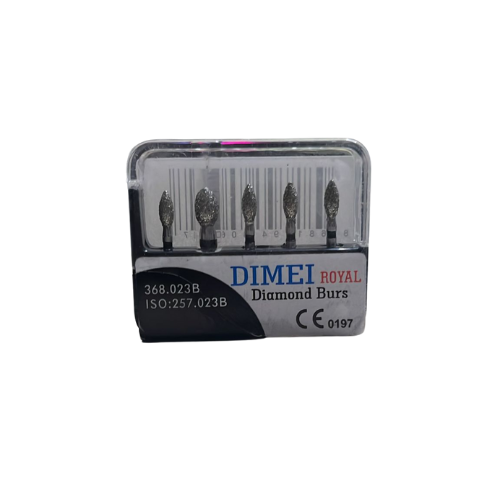 DIMEI Royal Aeratör İçin Elmas Frez Labut - Siyah Kuşak 5Li 368-023B / 257-023C