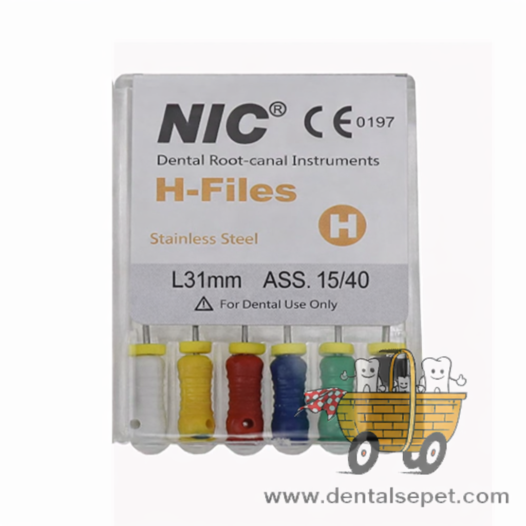 NIC Superline H Tipi El Kanal Eğesi Çelik 31 mm
