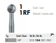 MEISINGER Piyasemen İçin Rond Frez - No:12 10'lu Paket