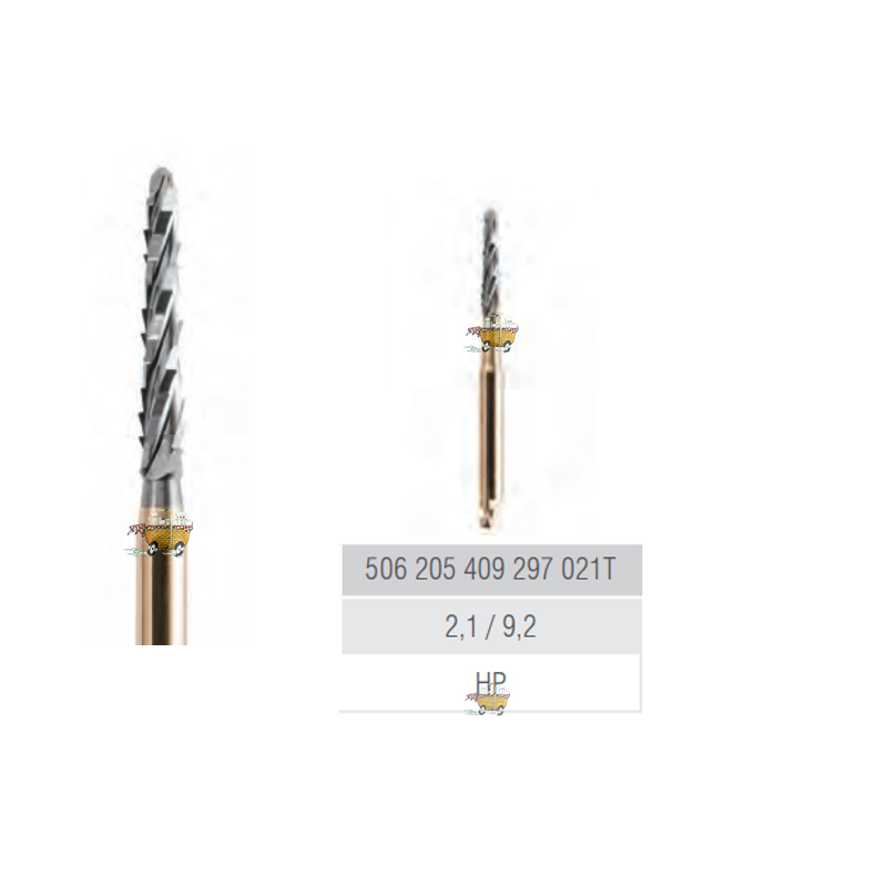 ? Acurata Frez Angldruva için Tungsten Karpit Konik  Torpido  Çap 2,1 mm  506-205-409-297-021