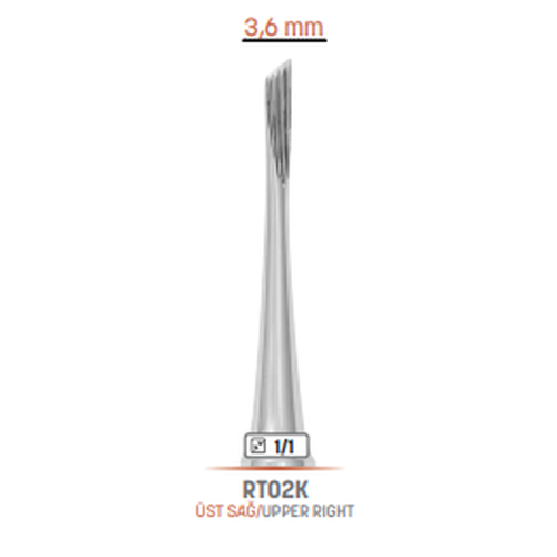ODC Kök Elevatör Kopp Üst Sağ 3,6mm