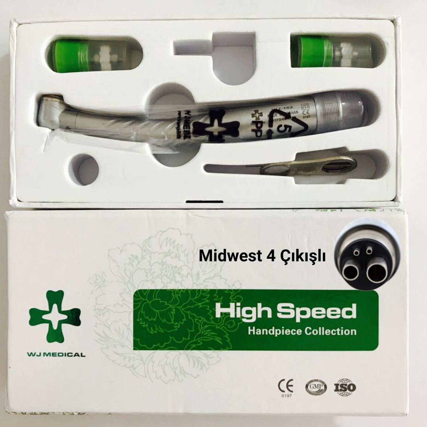 Kendinden Işıklı Aeratör 4 Delikli - ( Midwest ) ,3 su çıkışlı + 2 Yedek Kartuş