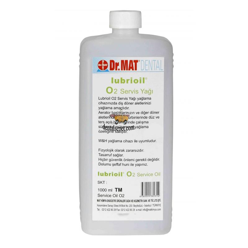 Dr.MAT Lubrioil O2 Servis Bakım Yağı - 1000 ml