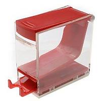 Dental Pamuk Kutusu / Basmal - Dispenser - Krmz