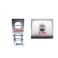 Duvara Monte El Dezenfektan Aparat� - Metal ( 2 Cm Boyun �apl� Dezenfektanlar ��in )