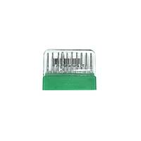 SWS Dental Avrupa -  Ye�il Ku�ak  Chamfer -Torpedo U�lu Elmas Aerat�r Frezi - 886-12C - 10 Adet