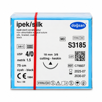 DO�SAN �pek S�t�r 4/0 18 mm 3/8 Keskin ��ne 75 cm S3185
