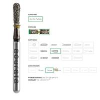 ACURATA Black Serisi Aerat�r i�in Siyah Ku�akl� Elmas Armut Frez 800-314-239-544-014