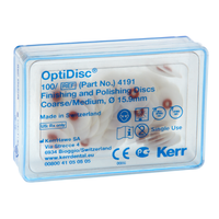 FIRSAT �R�N� !!! KERR OptiDisc Bitirme ve Parlatma Diski ��in Yedek Paket (80 adet) 15,9 mm  Coarse Medium - Mor - 4191 SKT:04/27