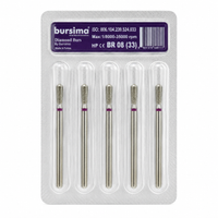 BURSIMA Serpme Frez BR-08 No:33 Mor Ku�ak 5'li Blister