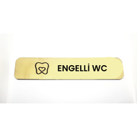 - Engelli WC - Haz�r Yaz� 4,5 cm x 20 cm