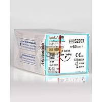DOGSAN Ipek 5/0 20 3/8 Asagi Keskin 75cm Ipek Emilemeyen Sutur 12 Ad./Pkt