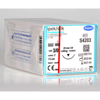 DO�SAN Cerrahi �pek �plik 3/0 20 mm Ters Keskin
