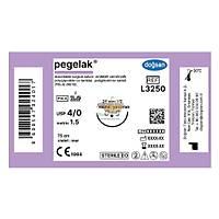 DOGSAN Pegelak 4/0 25 1/2 Yuvarlak 75cm PGLA Emilebilir Sutur 12 Ad./Pkt