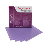 SANCTUARY (Non Lateks) Purple Medium Dental Dam Rubberdam Lasti�i Mor