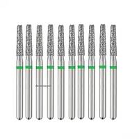 SWS Dental Avrupa -  Ye�il Ku�ak Daralan Fis�r U�lu Elmas Aerat�r Frezi - 846-16C - 10 Adet