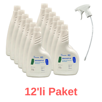 SCHUMACHER Descosept AF 750ml Y�zey Dezenfektan� 1 Koli (12 Adet) (1 Adet Sprey Ba�l���)