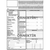 Hasta Anamnez Formu Diþ - Sýralý Form 100 Sayfa x 5 Cilt