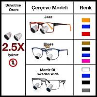 ADMETEC TTL Galilean 2.5X B�y�tme Oran� I��ks�z Loupe