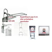 Duvara Monte El Dezenfektan Aparat� - Metal ( 2 Cm Boyun �apl� Dezenfektanlar ��in )