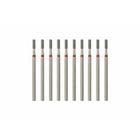 Serpme Frez - Fiss�r - Silindir / K�rm�z� Ku�ak / 10Lu Paket - 031