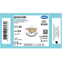 DOGSAN Ipek 2/0 25 3/8 Keskin 75cm Ipek Emilemeyen Sutur 12 Ad./Pkt